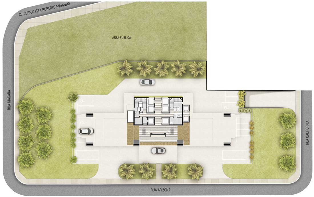 Implantação Edifício Itaporanga